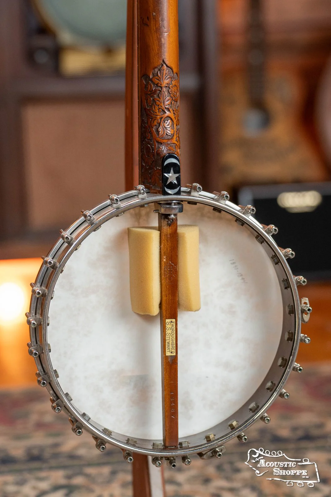 (Used) S.S. Stewart Thoroughbred 5-String Open-Back Banjo #3487 - Image 9