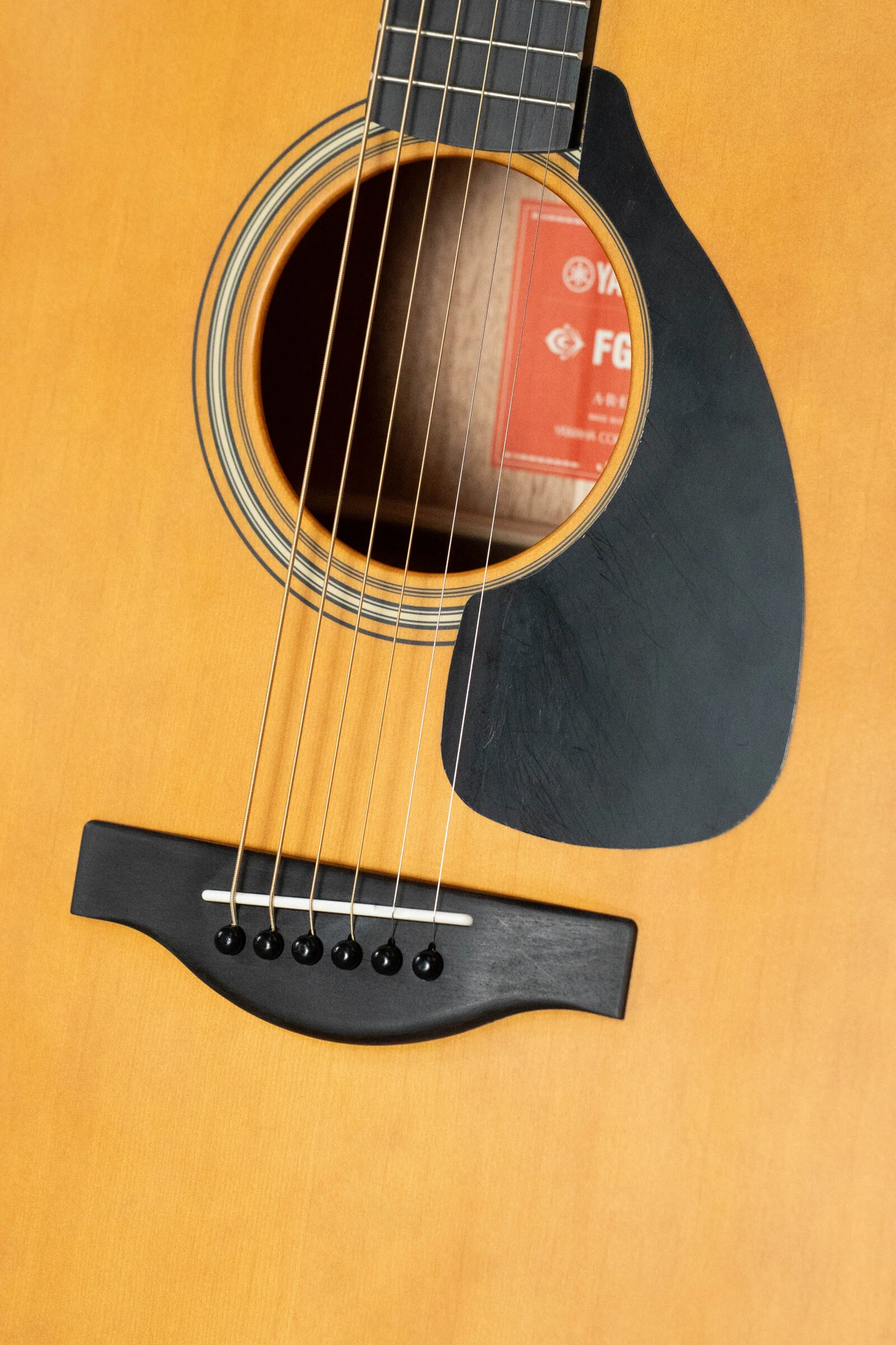 Yamaha FG3 Spruce/Mahogany Red Label Dreadnought Acoustic Guitar #1209 - Image 3