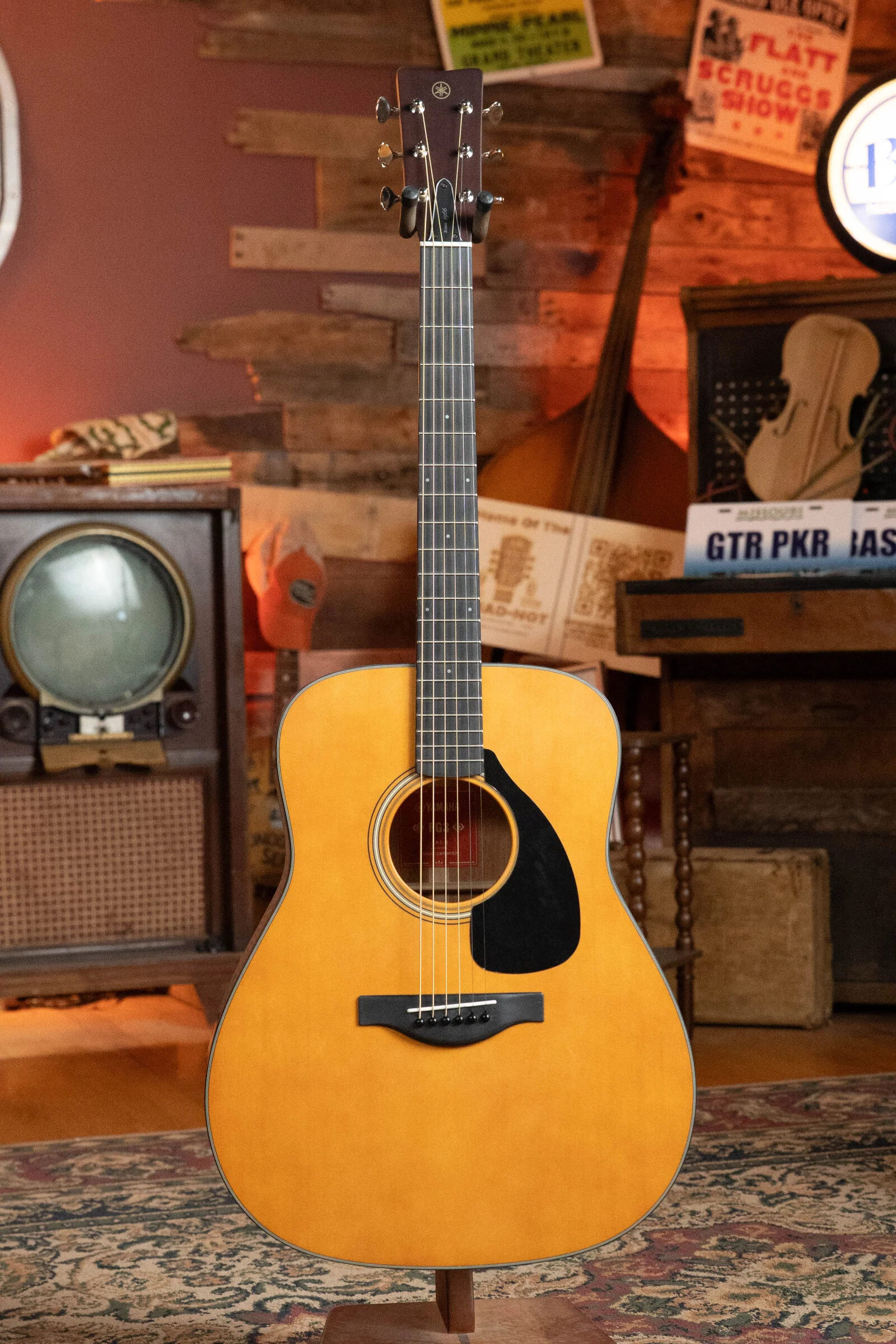 Yamaha FG3 Spruce/Mahogany Red Label Dreadnought Acoustic Guitar #1209 - Image 7