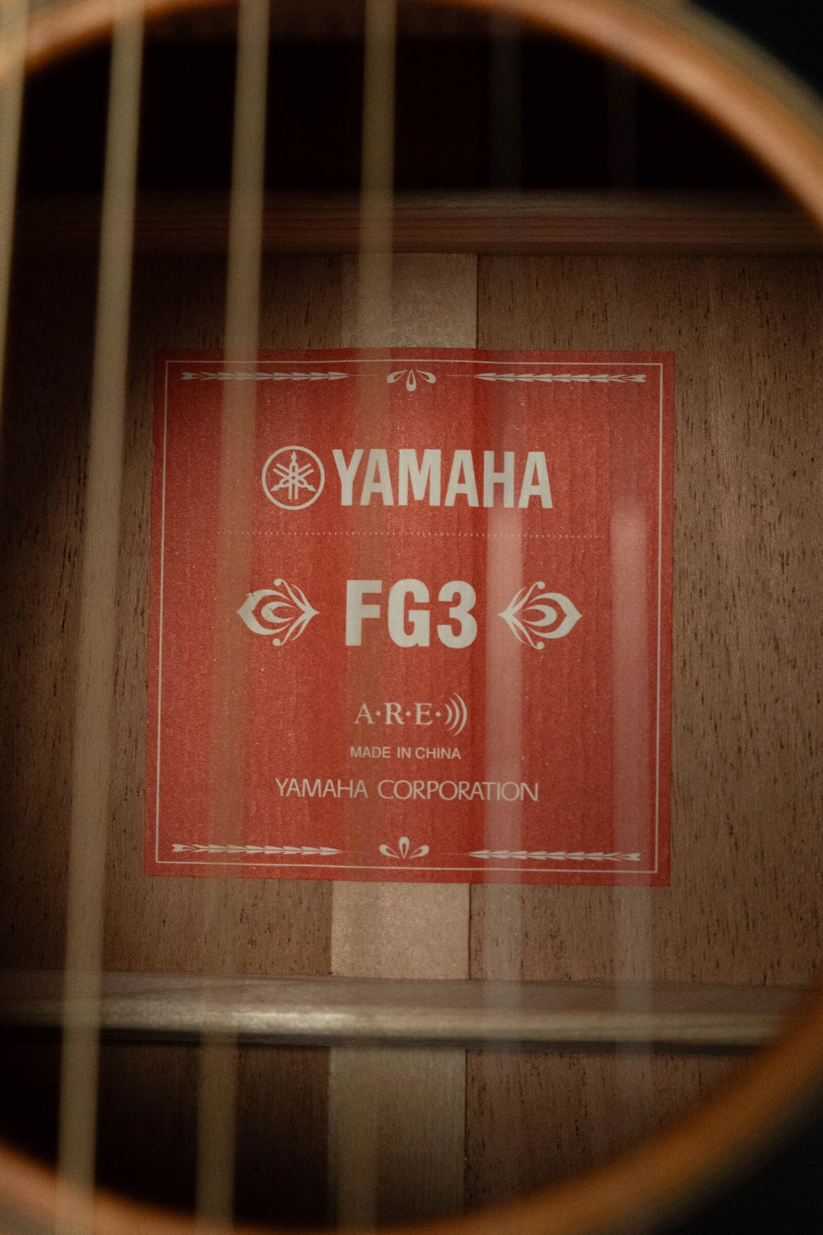 Yamaha FG3 Spruce/Mahogany Red Label Dreadnought Acoustic Guitar #1278 - Image 4