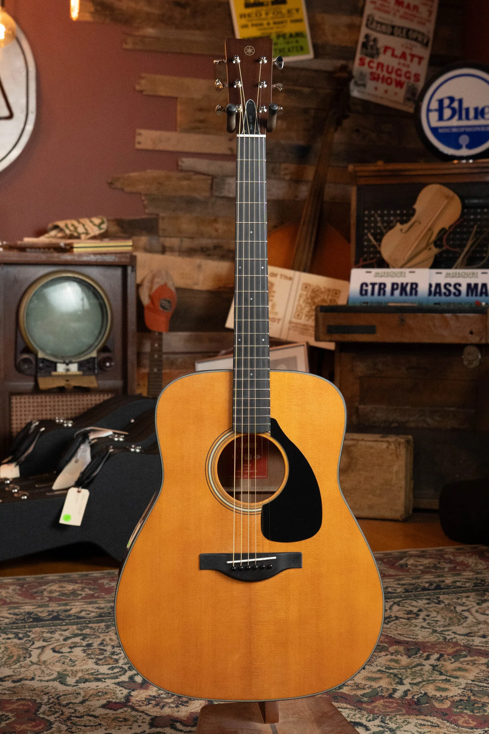 Yamaha FG3 Spruce/Mahogany Red Label Dreadnought Acoustic Guitar #1278 - Image 7