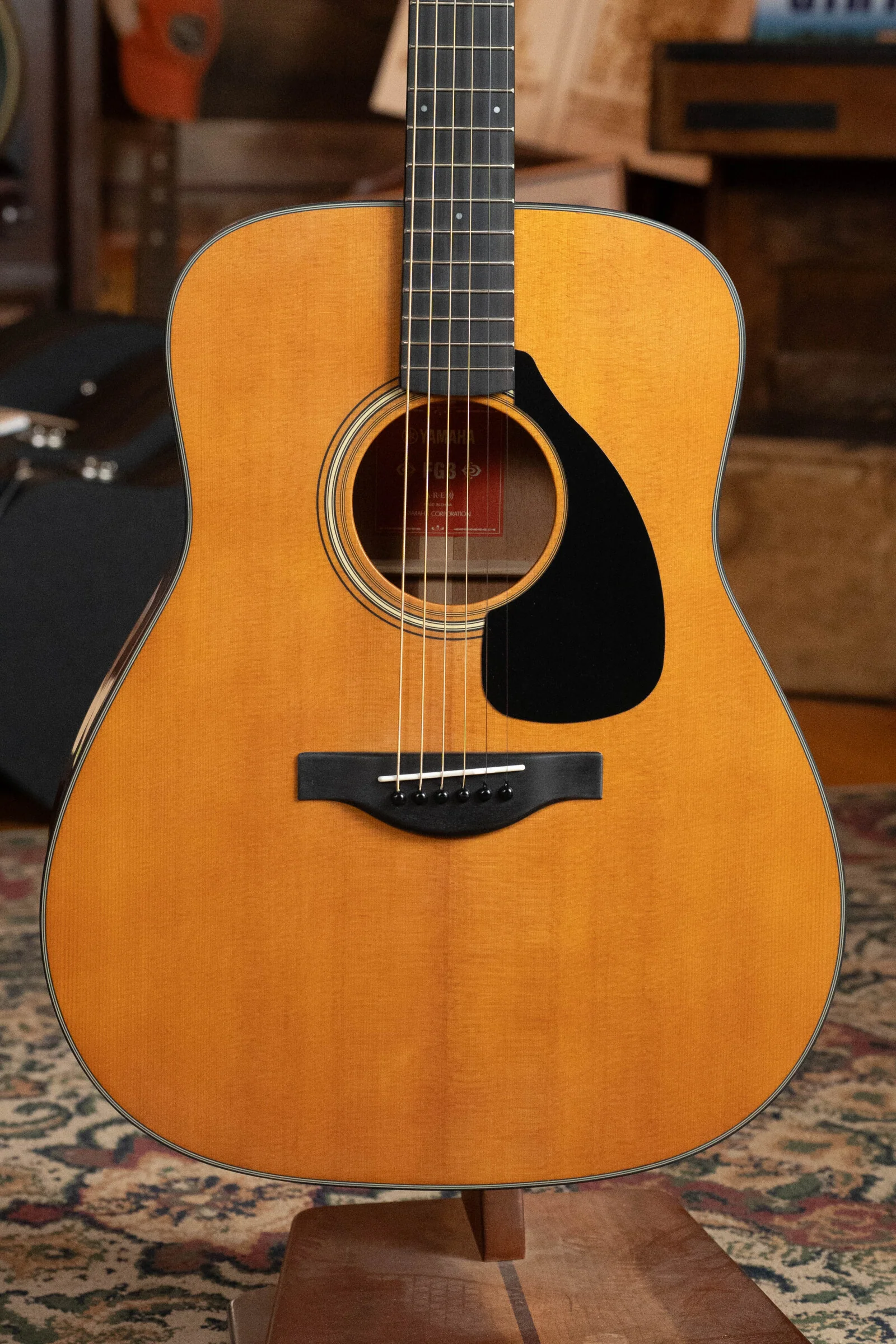 Yamaha FG3 Spruce/Mahogany Red Label Dreadnought Acoustic Guitar #1278 - Image 8