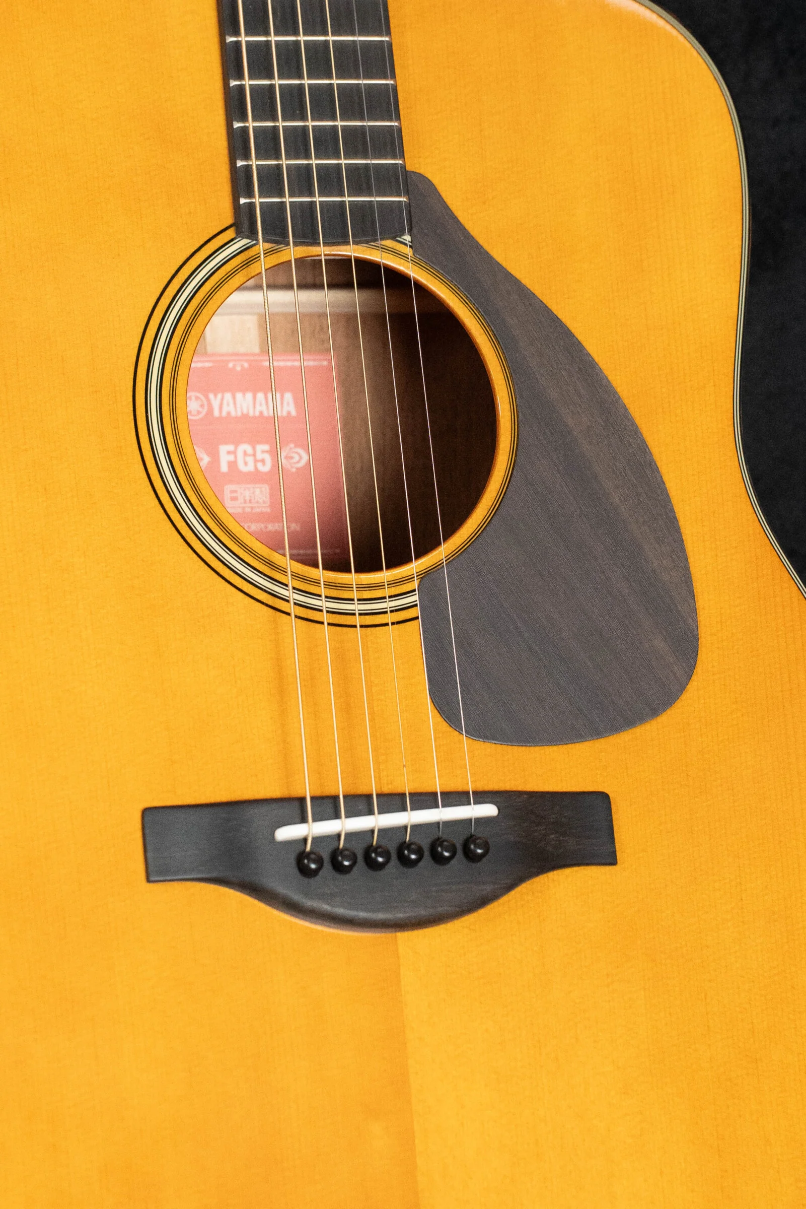 Yamaha FG5 GL NEW Gloss Spruce/Mahogany Red Label Dreadnought Acoustic Guitar #589A - Image 3