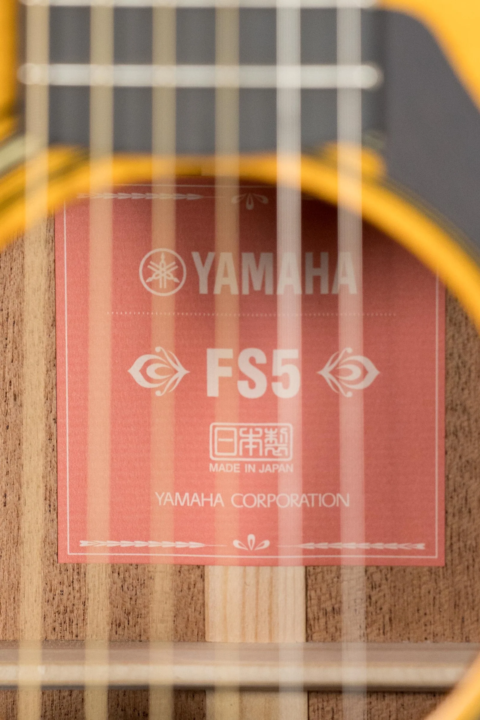 Yamaha FS5 GL New GLOSS Red Label Sitka/Mahogany Concert Acoustic Guitar #600A - Image 3