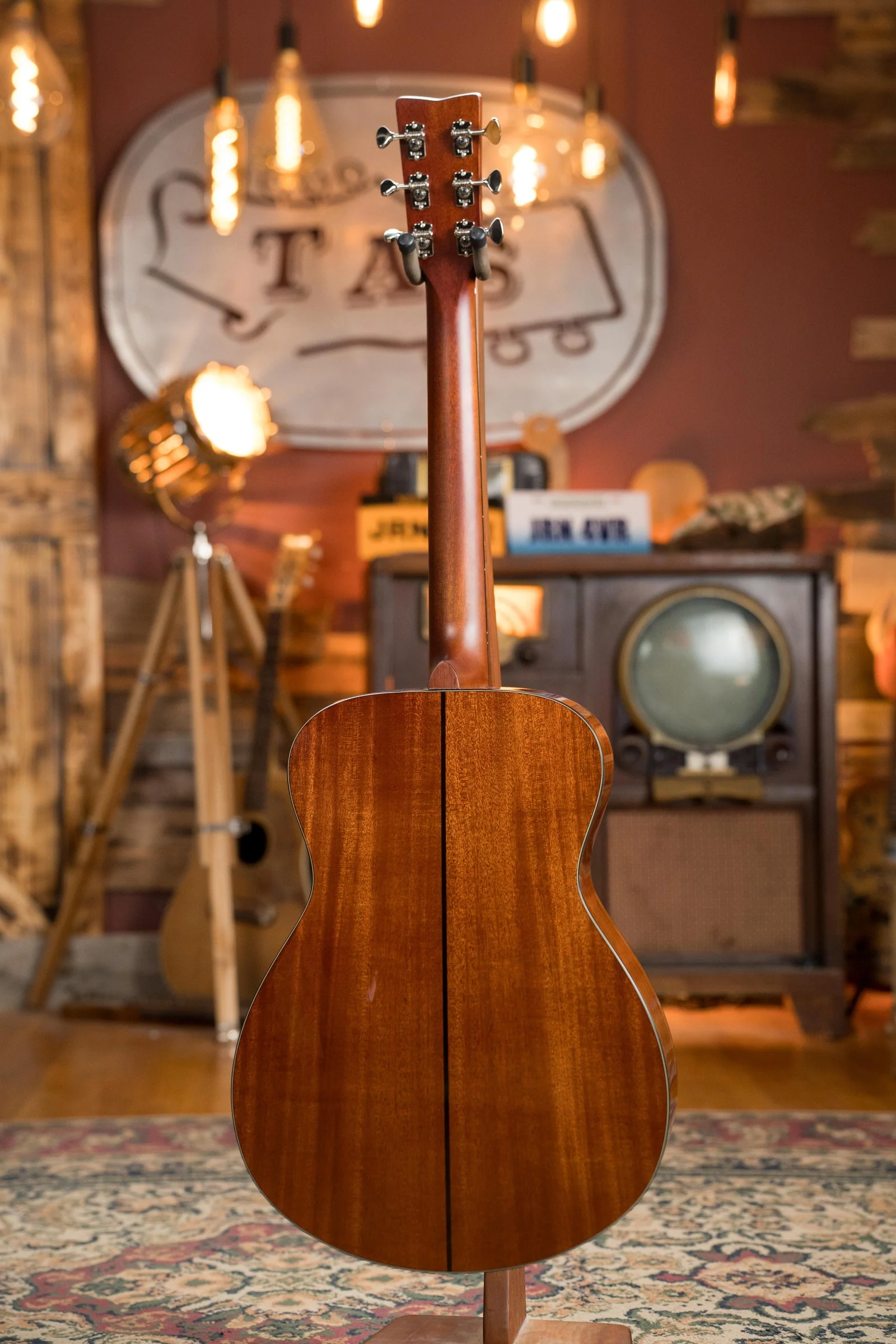 Yamaha FS5 GL New GLOSS Red Label Sitka/Mahogany Concert Acoustic Guitar #600A - Image 9