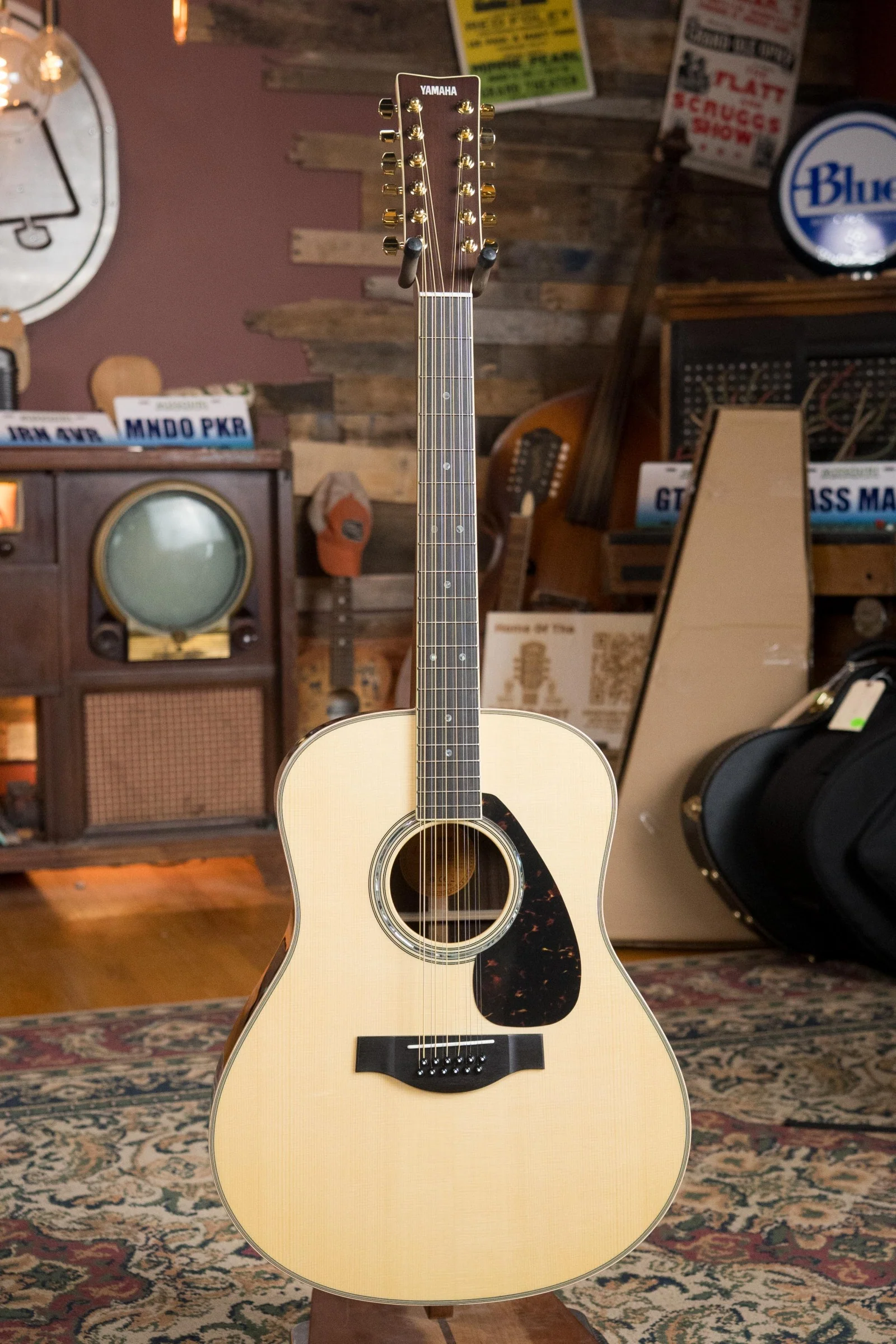 Yamaha LL16-12HB ARE LL Series Engelmann/Rosewood 12-String Guitar w/ SRT Zero Impact Pickup #0501 - Image 5