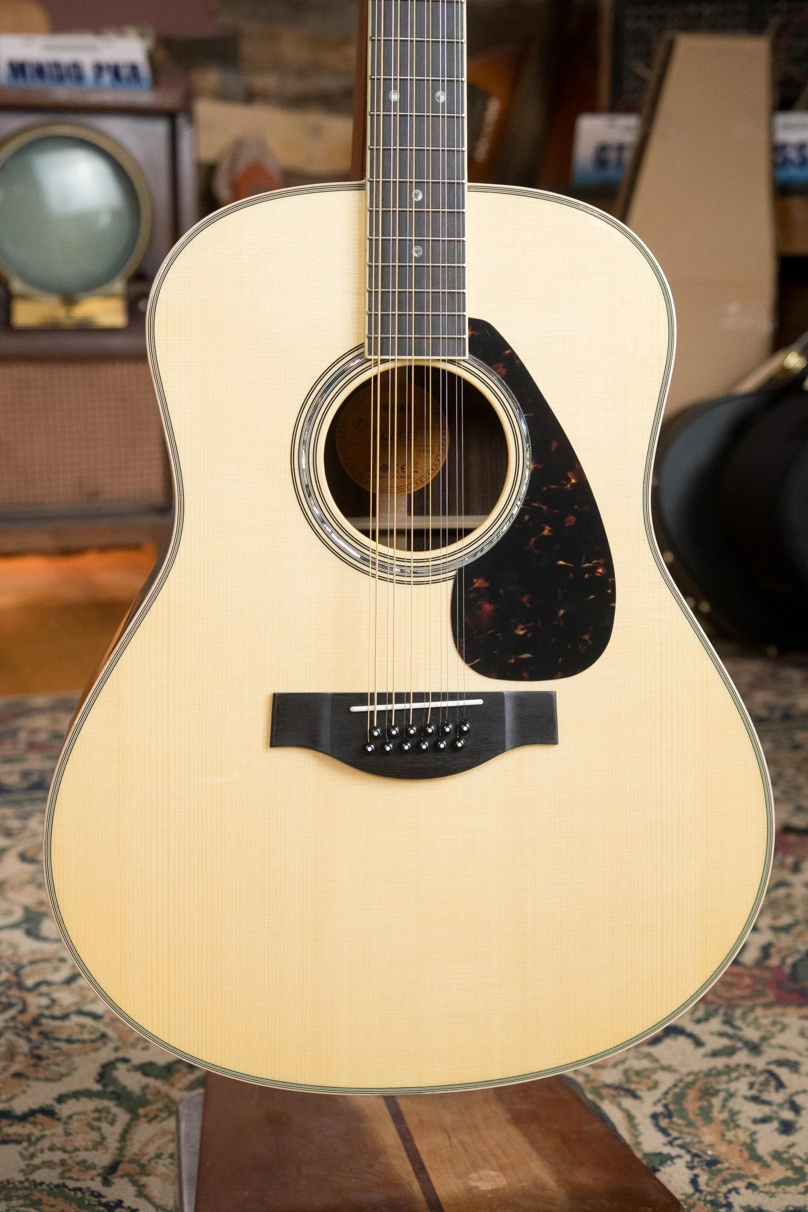 Yamaha LL16-12HB ARE LL Series Engelmann/Rosewood 12-String Guitar w/ SRT Zero Impact Pickup #0501 - Image 6