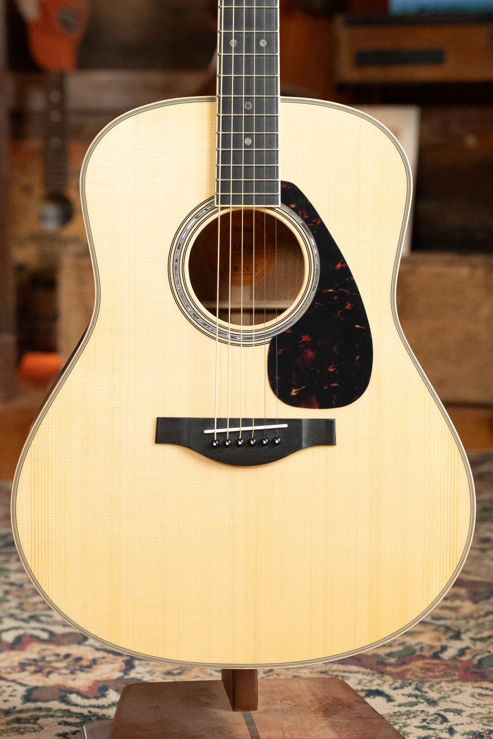 Yamaha LL16M ARE LL Series Engelmann/Mahogany Original Jumbo Acoustic Guitar w/ SRT Zero Impact Pickup #0487 - Image 7