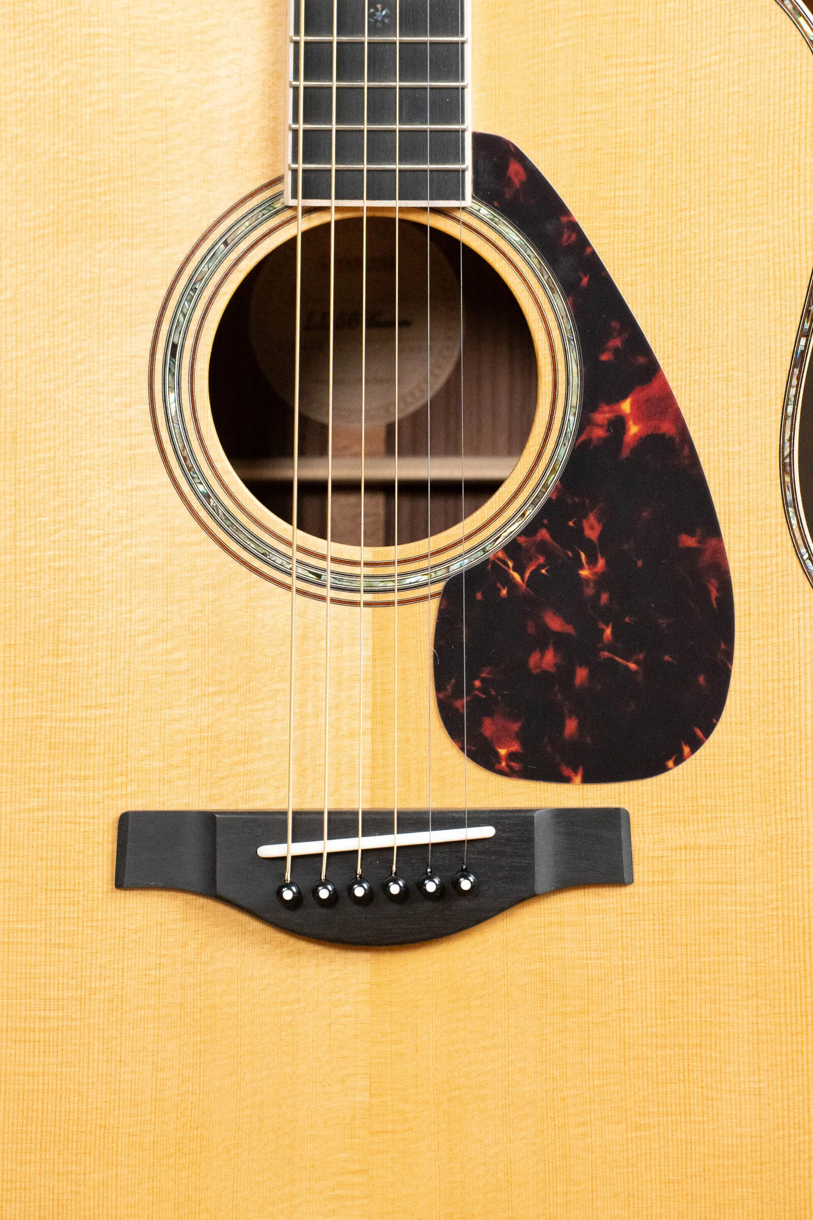 Yamaha LL56 A.R.E Engelmann Spruce/Indian Rosewood Slope Shoulder Dreadnought Acoustic Guitar #101A - Image 7