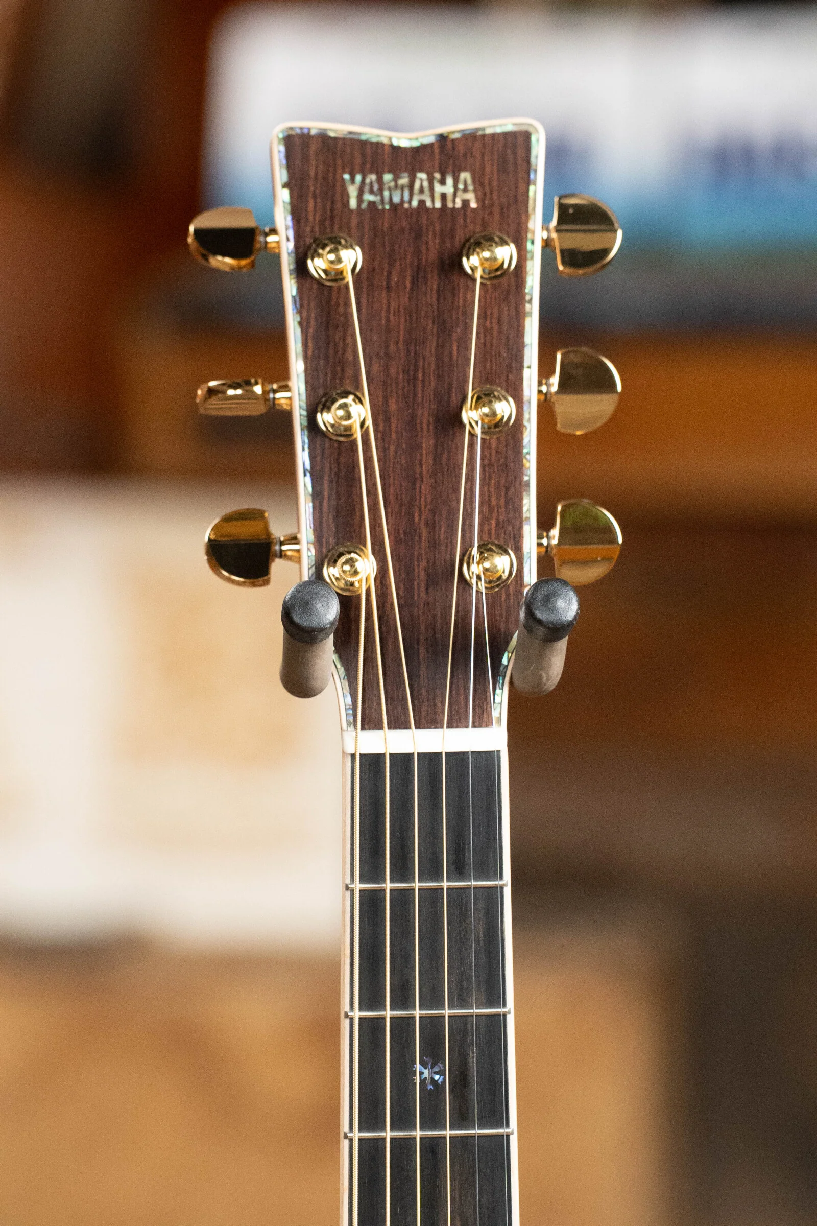 Yamaha LL56 A.R.E Engelmann Spruce/Indian Rosewood Slope Shoulder Dreadnought Acoustic Guitar #101A - Image 8